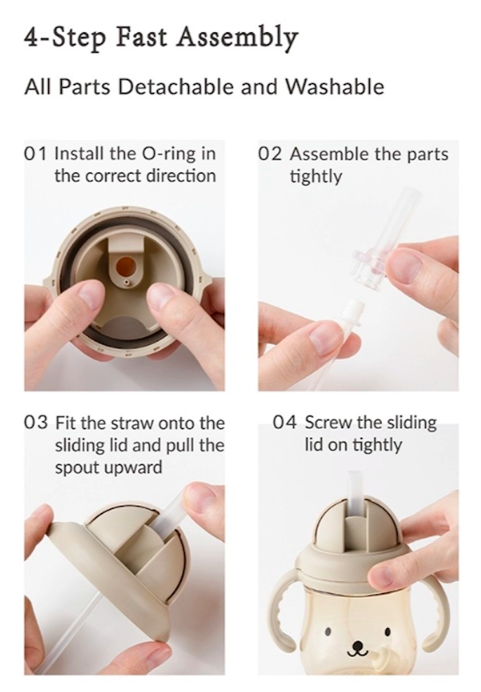 Simba Gala PPSU Sippy Cup Straw Replacement accessory 替换吸管